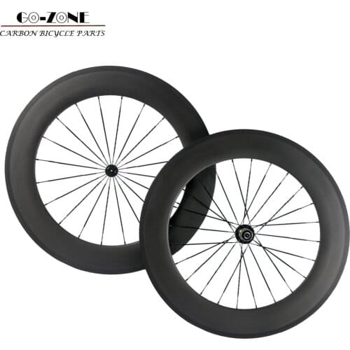 88mm carbon road wheels clincher 700c bicycle carbon wheelset road bike carbon wheels