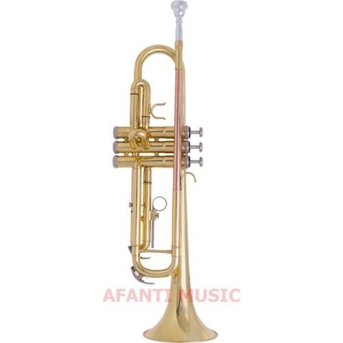 Afanti Bb tone Brass Body Gold lacquer Trumpet (ATP-133)