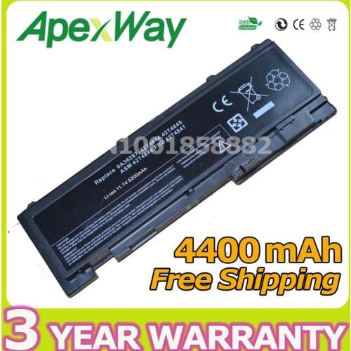 Apexway 6 cell 4400mAh Laptop Battery for Lenovo 0A36287 42T4844 42T4845 ASM 42T4846 for ThinkPad T420s T420s 4171-A13 T420si