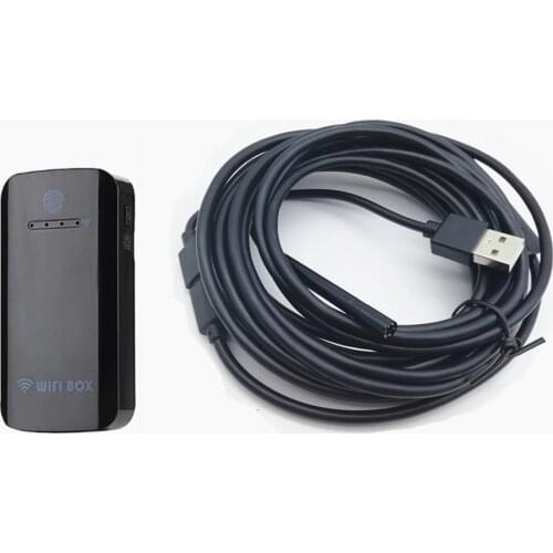 5.5mm 2MP 1080P Wireless WIFI Endoscope Inspection Borescope Camera USB Otoscope 5M