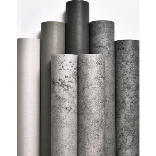 Cement Self-Adhesive Wallpaper Bedroom Clothing Store Decoration Gray Nordic Industrial Wind Wall Stickers Room Decor