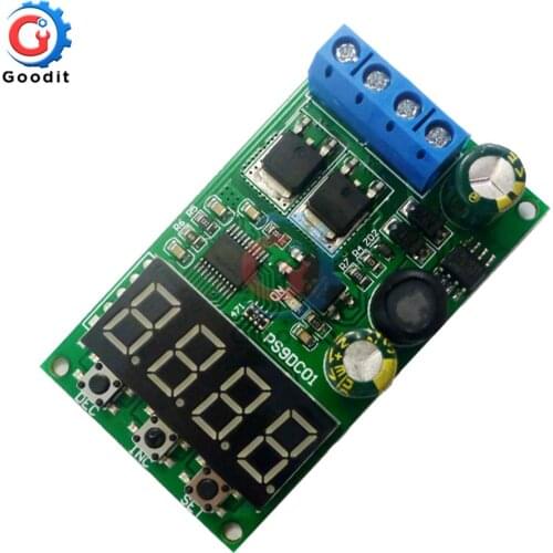 DC 6V-30V 15A Digital Battery Discharge Protector Module Multifunctional Lithium Battery Solar Battery UPS with LED Indicator