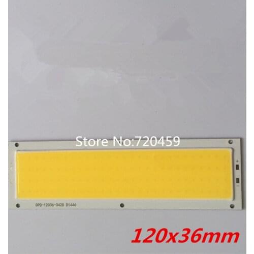 DC12-14V LED surface emitting COB light strip lamp lamp panel of integrated lamp strip surface plate 120x36mm Natural white