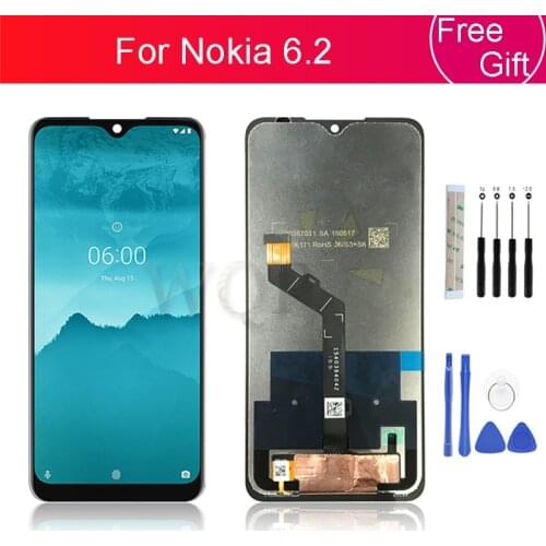 For Nokia 6.2 Lcd Display Display Touch Screen Digitizer Assembly Replacement Repair Parts 6.3"