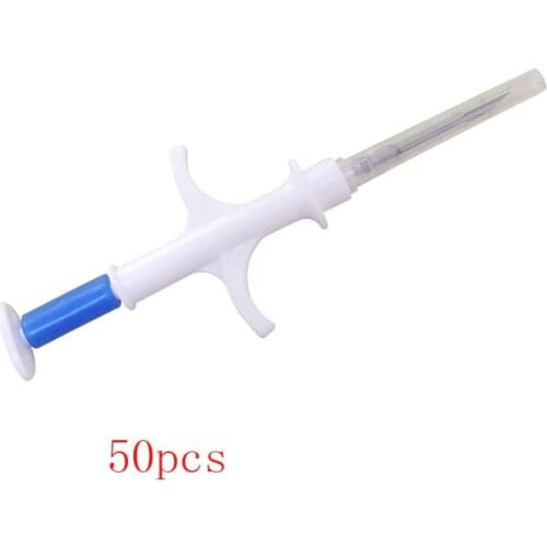 ISO Pet Identification Tag Rfid Glass Tags 1.4*8mm Dog Chip 2.12x12mm Fish Microchip 1.25x7mm with Syringe and Needle Set X50