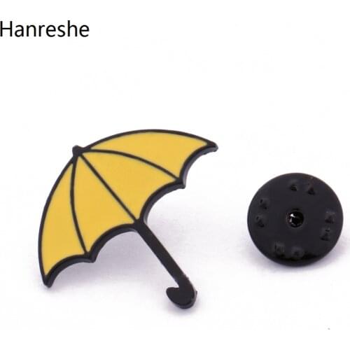Classic HIMYM Yellow Umbrella Movie Brooch Pin Fashion Trend Jewelry Cute Lapel Backpack Hat Accessories Pins Best Gift Badge