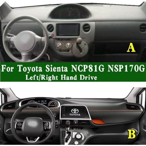 Fits Toyota Sienta Dice DBA NCP81G NSP170G Ezzy GIIAS X V CVT 2003-2021 Dashmat Dashboard Cover Pad Dash Mat Carpet Ornaments