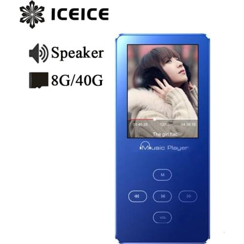 Mini USB MP3 Player With Speaker Headphones E-Book Reading Lossless Hifi MP 3 Music Player FM Radio Audio Walkman MP3 Slim TF SD