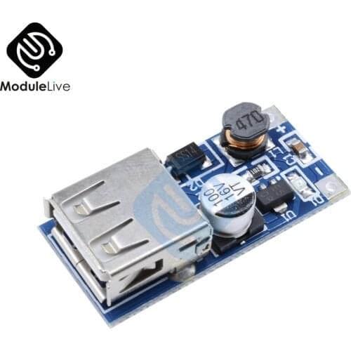 DC-DC 5V USB Step-up Power Boost Module Mini PFM Controller Board 500mA - 600mA PFM Control Mini Mobile Booster High