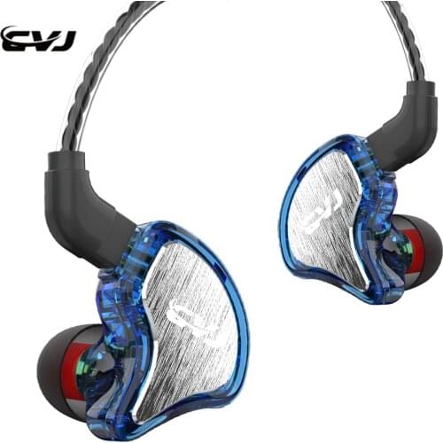 CVJ CS8 1DD+3BA Hybrid In Ear Earphone HIFI Running Sport Earphone Earbuds Detachable Cable BL03 ZST ZSN V80 V90 V10 T2 V90 ZSX