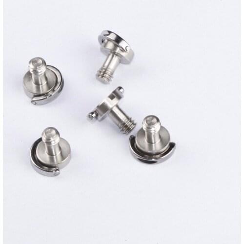 NEW D ring 1/4 connection screw adapter for camera tripod monopod quick release plate bottom plate camera rig accessories