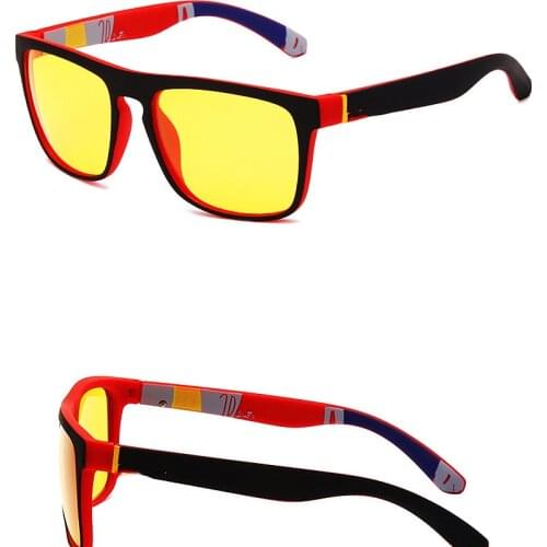 1PC Men Night Vision Glasses Women Polarized Sunglasses Yellow Lens Anti-Glare Goggle Night Driving Sunglasses Eyewear UV400