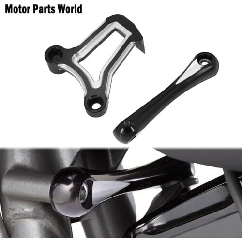 Motorcycle Front Engine Mount Bracket+Stabilizer Link CNC Billet For Harley Touring FLHX FLHR Street Electra Road Glide 09-16