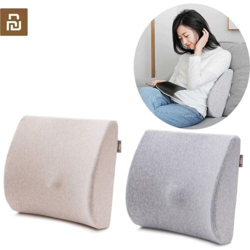Youpin 8H Memory Cotton Nursing Lumbar Cushion Chair Pillow Soft Comfortable Lumbar Pillow for Home Office Travel Use