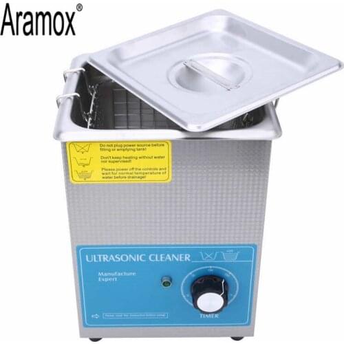 Industrial Ultrasonic Cleaner 1.3L PCB Board Engine Parts Mould Oil Rust Remove Ultrasound Cleaning Machine