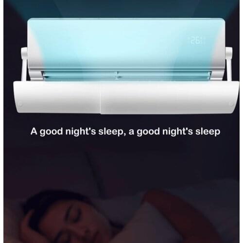 Adjustable Air Conditioning Deflector Cover Baffle Shield Cover Wind Deflector Air Conditioner for Household Bedroom Decoration