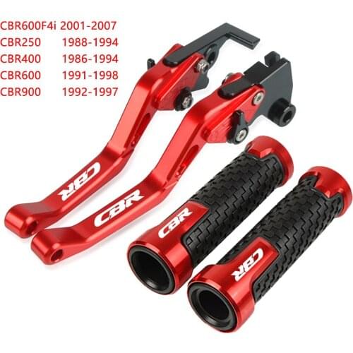 Motorcycle CNC Brake Clutch Levers Handle bar grips For HONDA CBR600 F4i CBR F4i SPORT/F CBR250 CBR400 NC23 NC29 CBR600 CBR900
