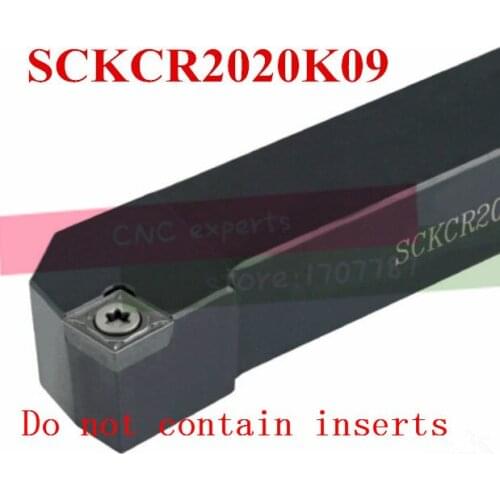 SCKCR2020K09 20*20*125MM Metal Lathe Cutting Tools Lathe Machine CNC Turning Tools External Turning Tool Holder S-Type SCKCR/L