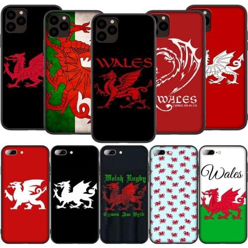Lavaza K114 Retro Welsh Dragon Flag Silicone Soft Case for iPhone 12 Mini 11 Pro XS Max XR X 8 7 6 6S Plus 5 5S SE 2020