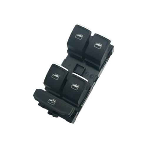 OEM Chrome Master Windows Glass Lifter Window Regulator Lever Switch for VW Golf 7 mk7