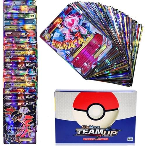 TAKARA TOMY V VMAX TAG TEAM MEGA EX GX Trainer Energy Shining Pokemon Cards Box Playing Game Card Battle Trading Carte Kids Toy