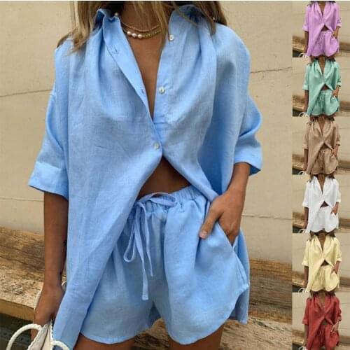 WomenS Tracksuit Casual Lounge Wear Suits Shorts Sets Half Sleeve Shirt Tops Mini Shorts Suit Two Piece Set Conjuntos De Mujer