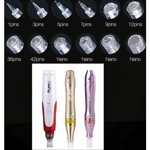 10pcs 1/3/5/7/9/12/24/36 Pin Needle Tips Bayonet Tattoo Pen Replacement Cartridges For N2 M5 M7 Electric Microneedle Derma Pen