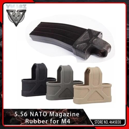 10PCS/SET VMASZ Airsoft NATO 5.56 Rubber Cage Loops Fast Mag for M4/M16 Magazine Assist Belt Holder Hunting Accessories