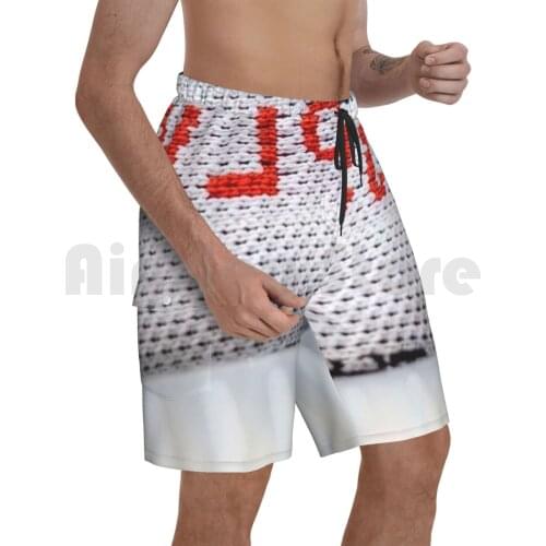 350 V2 Zebra-Black White Duvet , Tote Bag , Pillows And More! Beach Shorts Men Beach Pants Swim Trunks Kanye Rap