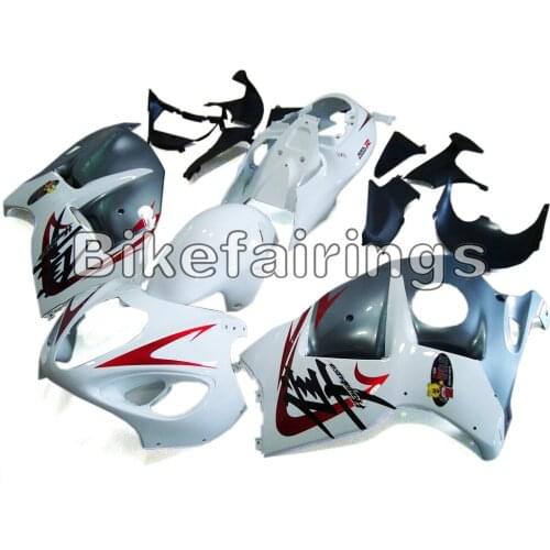 ABS Fairings For Suzuki GSXR1300 1997 98 99 00 01 02 03 04 2005 2006 2007 GSXR 1300 Hayabusa 1997 - 2007 Grey White Cowlings