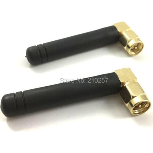 Free Shipping 10pcs 2dbi 800-2170Mhz Sma Male Connector 3G Antenna Aerial