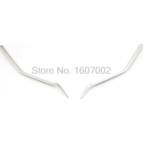 For Nissan Qashqai 2014 2015 2016 2pcs ABS Chrome Front Bumper Grill Cover Trim Sill Molding Strip Exterior Accessories