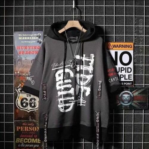 Glufigh Men's Printed Hoodies