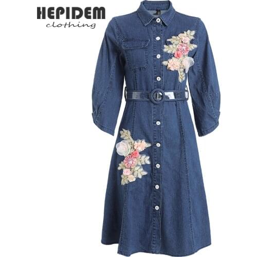 Модные джинсовые платья Hepidem China At AliExpress