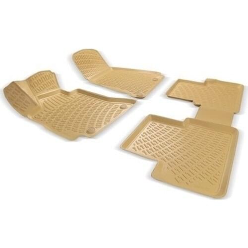 Rizline Audi A6 Car Mat 3D Beige 2014-2019