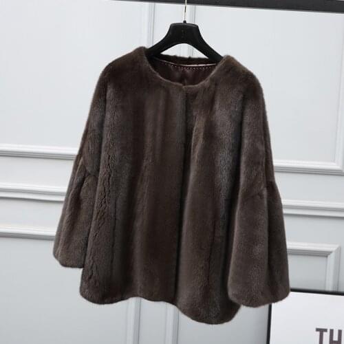 Real Mink Fur Plus Size Jacket Autumn Winter Coat Clothes Vintage Korean Coats and Jackets Women Abrigos MY1065