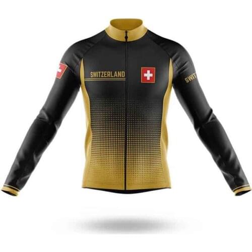 LairschDan 2020 Autumn Switzerland Cycling Jersey Mens Long Sleeve Mountain Bike Clothing Equipment Bicycle Wear Cycliste Gear