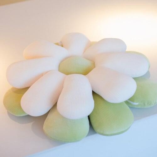 Washable Daisy Flower Cushion Soft Stuffed Car Pillow Peach Blossom Chair Cushion Girly Room Sofa Decor Gift For Girl Birthday