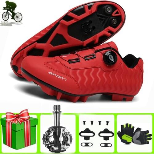 Men Cycling Shoes Breathable Sapatilha Ciclismo MTB Bike Self-Locking Bicycle Racing Triathlon Women Bicicleta Carretera