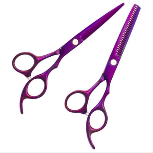 6 Inch Stylist Haircut Set Black Hairdressing Scissor Hair Cutting Tools for women