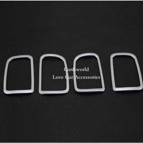 For Mitsubishi Outlander interior Door Bowl Cover Trim 2013-2020 Inter Handle ABS Chrome Decoration Car-styling Accessories