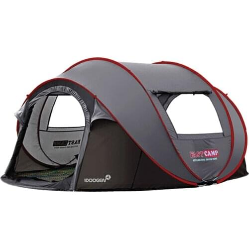 New arrival 3-4 person use ultralarge space automatic pop up camping tent large gazebo
