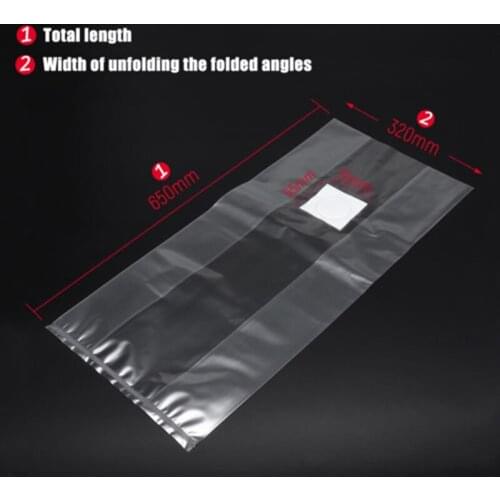 100Piece Polypropylene Mushroom Spawn Grow Bags Substrate High Temp Pre Sealable