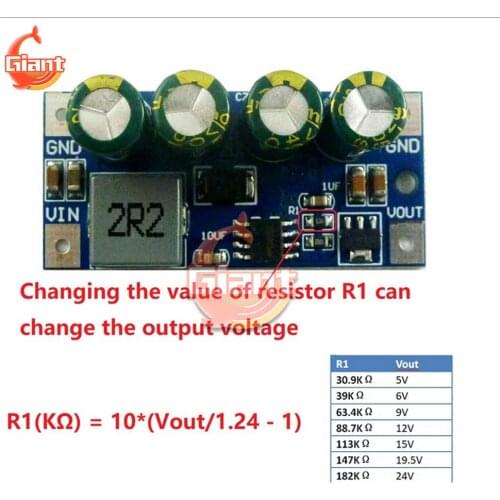 DC 3.7V-18V To 5V 6V 9V 12V 15V 19.5V High Power Step Up Down Boost Converter Molude For Lead Acid Car Cigarette Lighter PLC LED