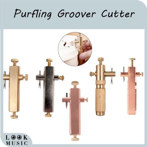Adjustable Violin Purfling Groover Cutter Violin Making Luthier Tool W/Blades