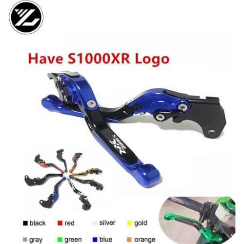S1000XR LOGO For BMW S1000XR S1000 XR S 1000XR 2015 2016 Motorcycle Adjustable Folding Extendable Brake Clutch Lever