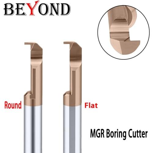 BEYOND MGR Carbide Boring Tool Tungsten Steel Boring Cutter Inner Hole Slot Cutter Alloy CNC Machine HRC60