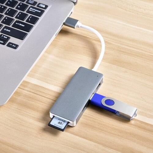 USB C Hub Card Reader 3 Ports USB 3.0 Ethernet Multi Splitter several type c adapter SD TF Hub for MacBook Pro MacBook Air 2020