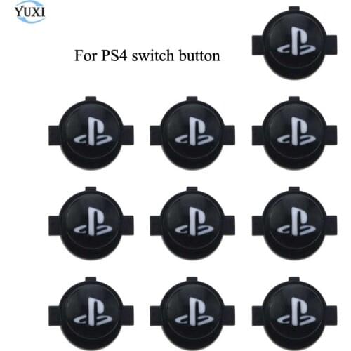 YuXi 10pcs Home Button Return Back Power Switch Key Repair Part For Sony Playstation Dualshock 4 DS4 PS4 Gamepad Controller