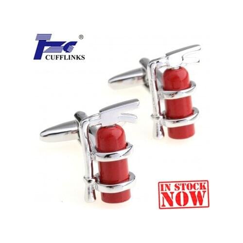 Fire Extinguisher Cufflink Cuff Link 2 Pairs Free Shipping Promotion